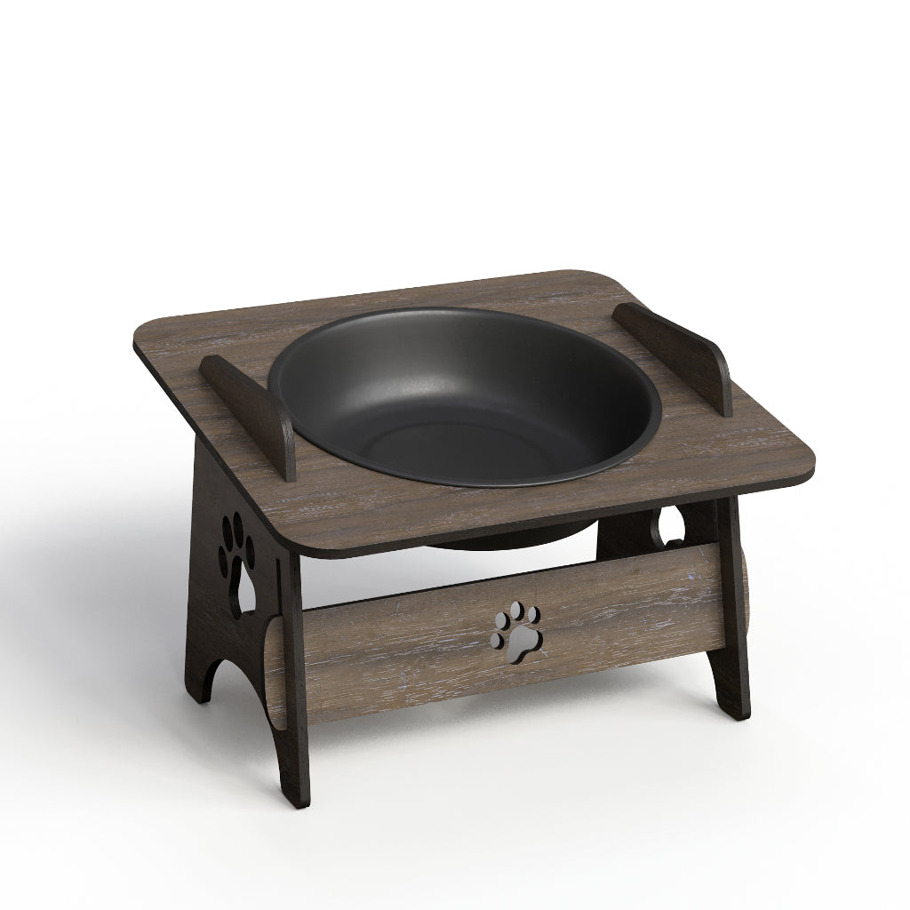 Comedouro Bebedouro Elevado Pet em MDF – Conforto + Estilo