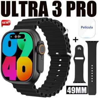 Smartwatch Ultra 3 Max Série 10 – 10+ Funções em Um Só Toque