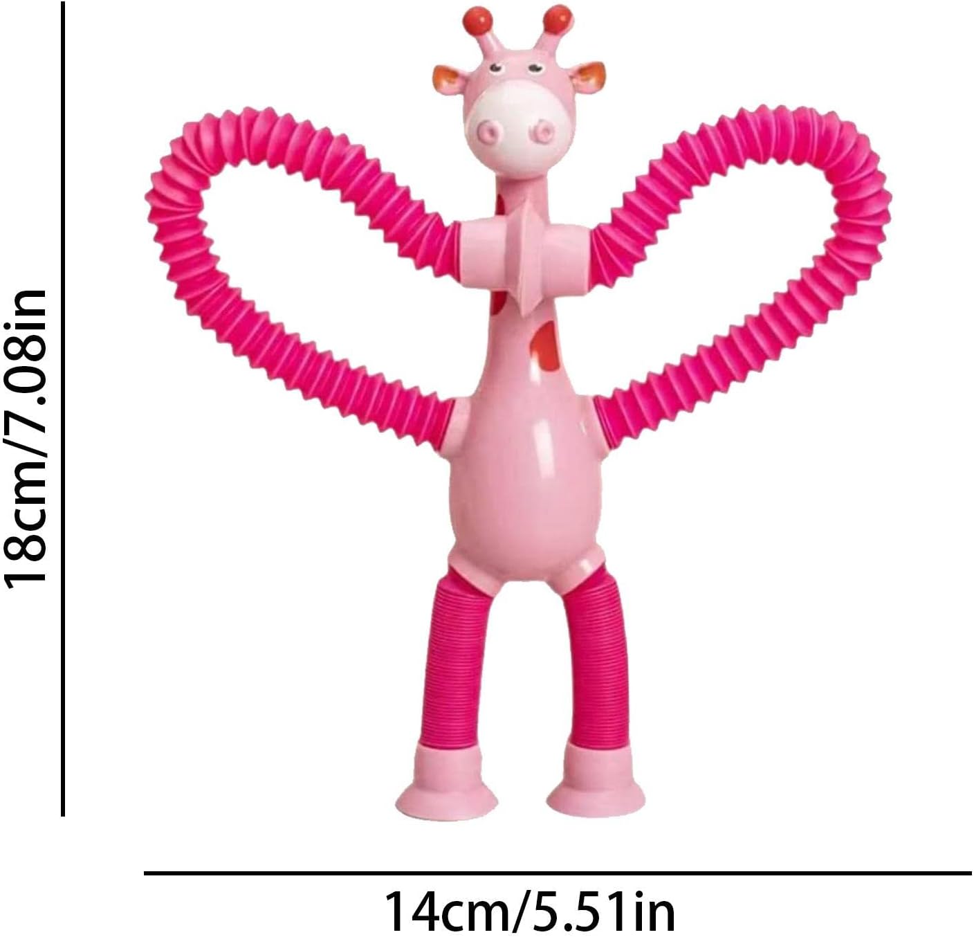 Brinquedo de Girafa com Ventosa – Estímulo e Diversão Segura