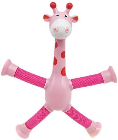 Brinquedo de Girafa com Ventosa – Estímulo e Diversão Segura