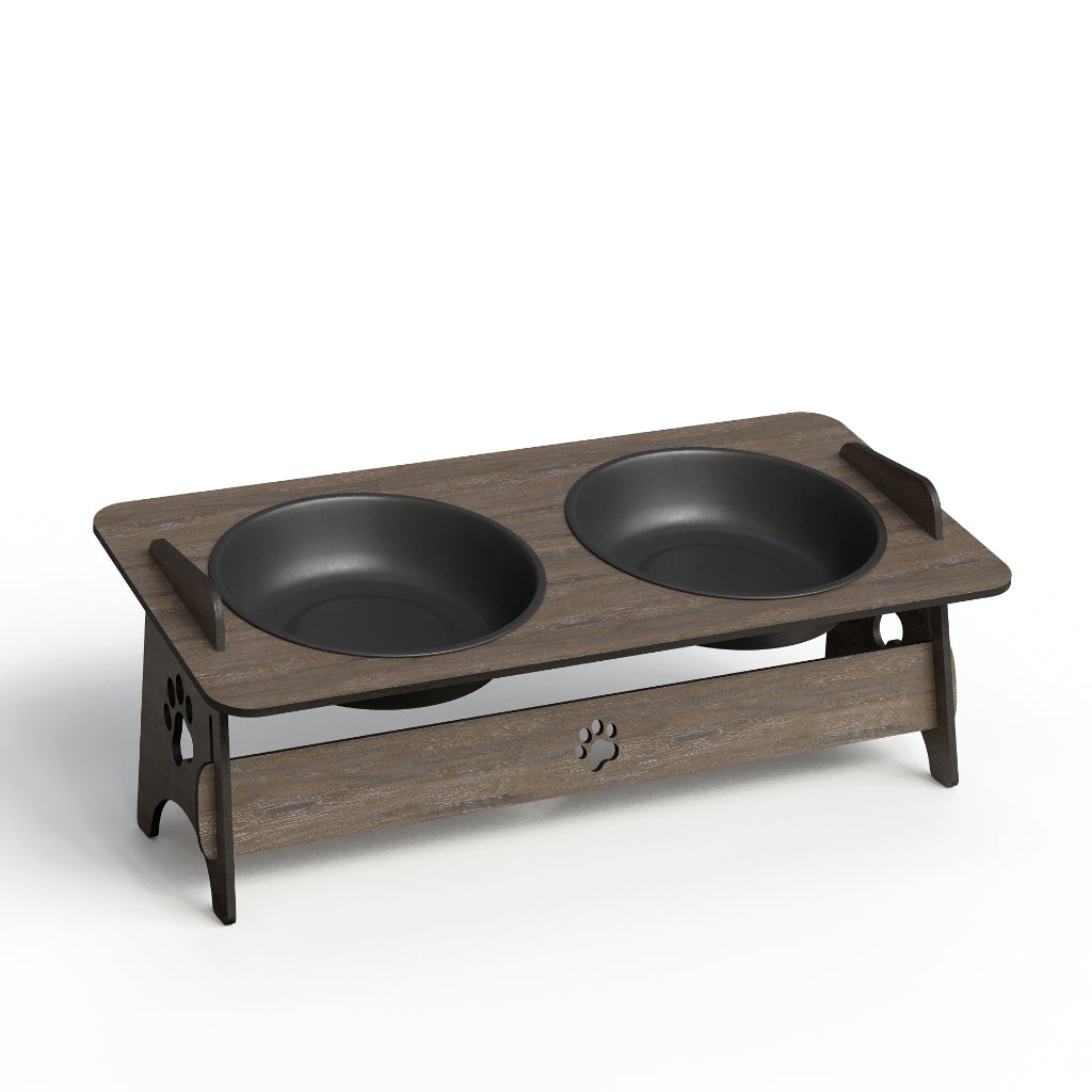 Comedouro Bebedouro Elevado Pet em MDF – Conforto + Estilo
