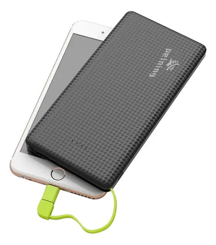 Carregador Portátil com Adaptador iPhone – Compacto e Potente
