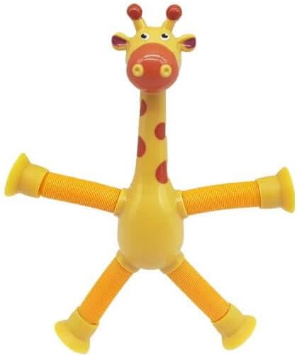 Brinquedo de Girafa com Ventosa – Estímulo e Diversão Segura