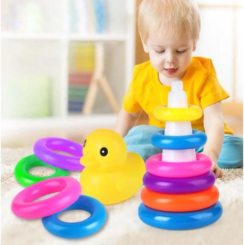 Torre de Empilhamento Anti Estresse – Brinquedo Sensorial para Bebês