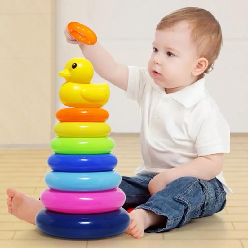 Torre de Empilhamento Anti Estresse – Brinquedo Sensorial para Bebês