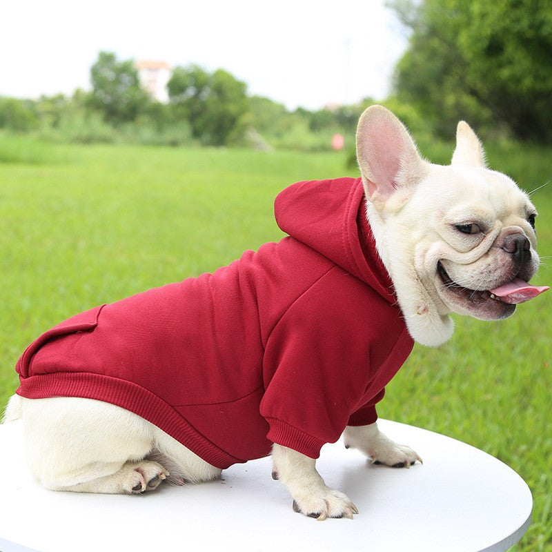 Roupa de Cachorro Moletom com Capuz – Quentinha e Estilosa