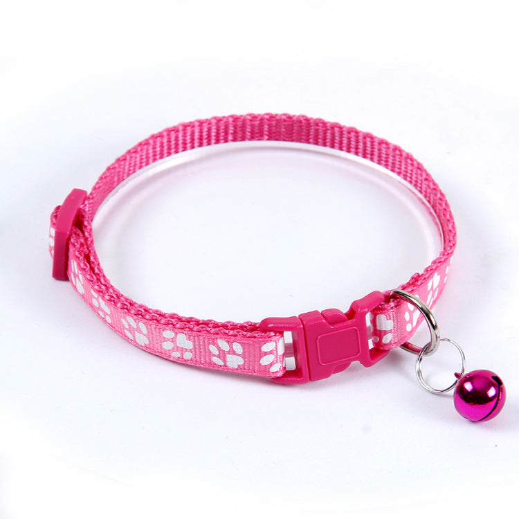 Coleira Ajustável com Sino – Charme e Segurança para Gatos e Cães
